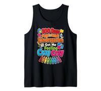 100 Days of School Kindergarten Got Me Feeling Cray Cray Tank Top