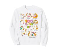 100 Days Of School Smarter Cute Cats Kitten Teacher Bookish Sweatshirt