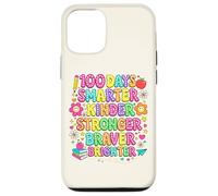 100 Days of School Smarter Kinder Stronger Braver Brighter Case for iPhone 12/12 Pro