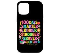 100 Days of School Smarter Kinder Stronger Braver Brighter Case for iPhone 12/12 Pro