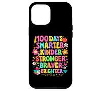 100 Days of School Smarter Kinder Stronger Braver Brighter Case for iPhone 12 Pro Max