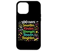 100 Days of School Smarter Kinder Stronger Braver Brighter Case for iPhone 12 Pro Max