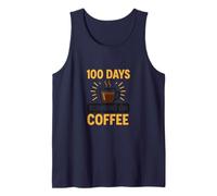 100 Days Running On Coffee Tank Top
