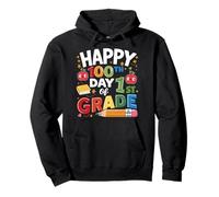 100 Days Smarter First Grade 100th Day Of School 1st Grade Pullover Hoodie