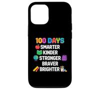 100 Days smarter Kinder Stronger Brighter Smarter Case for iPhone 12/12 Pro