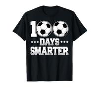100 Days Smarter Soccer 100th Day of School Kids Teacher T-Shirt