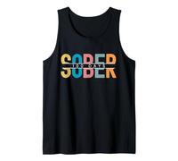 100 Days Sober Recovery One Hundred Days Clean Soberversary Tank Top