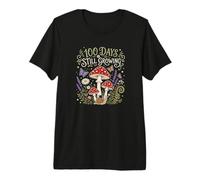 100 Days Still Growing Mushroom Cottagecore School Premium T-Shirt
