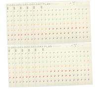 100 Days Study Planner Charts 10 Sheets Paper Planning Pads