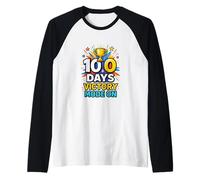 100 Days Victory Celebration Raglan Baseball Tee