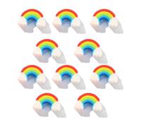 100 Divisions Colorful Erasers Transportable Shih Tzus Childrens Daily Use Office Writing Materials Rudiments Spectrum Bridge Erasers