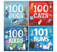 100 Dogs, 100 Cats, 100 Birds & 101 Bums 4 Books Collection Set