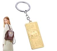 100 Dollar Bill Keychain - Car Key Pendant, Dollar Key Ring, Backpack Keychain, Currency Design | Novelty Money | Charm, Handbag Pendant, Creative Holder For Backpack, Purse