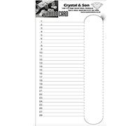 100 Double Sided Domino Cards on thick quality card & easy tear off strip