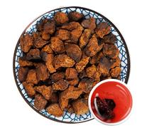 100% Dried Chaga Mushroom 100G/3.52oz Pure Raw Chaga Mushroom Chunks with Black Top Crust