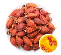 100% Dried Gardenia Fruit 3.52oz/100g Fructus Gardeniae; Zhi Zi; Dried Gardenia; Gardenia Jasminoides Tea Natural Herbal Tea, No Additives, Sulfur Free Chinese Herb | Cape Jasmine