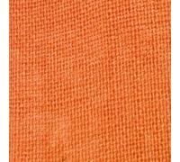 100% Dyed Jute Hessian Fabric, 10 Colours 45 inch Cloth Burlap Material Natural Upholstery, Table Runners Weddings Décor, (Orange)