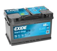 EXIDE EL652 100 EFB Stop/Start Car Battery 12V 65AH 650CCA Low Case 096 Battery