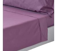 Homescapes Grape Egyptian Cotton Flat Sheet 200 Tc, Super King Size