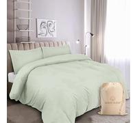 100% Egyptian Cotton King Size Duvet Cover Sets, 1000 TC, 3 Piece, Sage