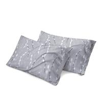 100% Egyptian Cotton Pillowcases Pack of 2 | 400 Thread Count Floral Pillow Covers | Cooling Breathable Soft Luxury Pillow Cases | Hotel Quality Bed Linen | Envelope Closure Machine Washable