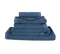 100% Egyption Cotton Towels 6pcs Bale Set, Ultra Soft, Highly Absorbent, Face Towel, Hand Towel, Bath Towel and Bath Mat, Home Bathroom Accessories, Ring Spun Cotton, Zero Twist Weave (Royal Blue, 6)
