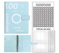 100 Envelope Challenge Binder Expense Sheets for Budgeting and Saving Money Funny Couples Challenge Event Notepads