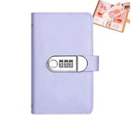 100 Envelope Challenge Binder,Money Saving Challenge Budget Binder with Cash Envelopes,Savings Challenging Book - Easy & Fun Way to Successfully Reach Your Savings Goals for Budgeting&Saving(Purple)