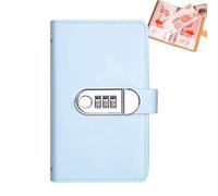 100 Envelope Challenge Binder,Money Saving Challenge Budget Binder with Cash Envelopes,Savings Challenging Book - Easy & Fun Way to Successfully Reach Your Savings Goals for Budgeting & Saving (Blue)