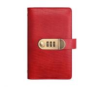 100 Envelope Challenge Binder with Lock, 17.8×11cm Money Savings Challenge Book with Cash Envelopes, Password Lock to Protect Cash Security