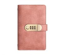 100 Envelope Challenge Binder with Lock, 17.8×11cm Money Savings Challenge Book with Cash Envelopes, Password Lock to Protect Cash Security