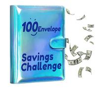 100 Envelope Challenge - Money Saving Binder, Budget Organiser System, Flexible Savings Target Planner | Home School Financial Tracking for the Goal Setting of Money Envelope Method