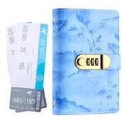 100 Envelope Challenge Organizer With Combination Lock - Forest Bird Song Money Saving Binder | Cash Management Folder, Envelope Holder Doub