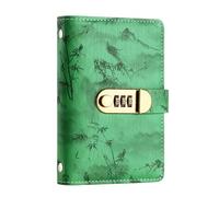 100 Envelope Challenge Organizer With Combination Lock - Forest Bird Song Money Saving Binder | Cash Management Folder, Envelope Holder Doub