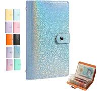 100 Envelope Money Saving Challenge Set - 50 Double-Sided Pages Savings Notebook & Binder, Budget Challenges Book for Personal Family Emergency Vacation Financial Goal Planning (Blue)