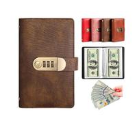 100 Envelope Savings Challenge Binder,with Password Lock,Money Saving Binder Book,Cash Envelopes for Budgeting,Budget Planner Binde r,from 30 Days to 52 Weeks,to Save $500,$5,050 and $10,000