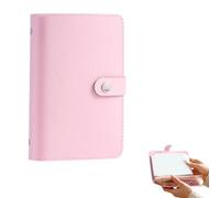 100 Envelope Savings Challenge Book,Money Saving Wallet, Cash Budget Planner A5 Binder,for Money Documents Ticket Collection,Easy and Fun Way to Save $5,050 (1, Pink)