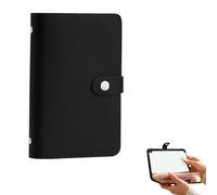 100 Envelope Savings Challenge Book,Money Saving Wallet, Cash Budget Planner A5 Binder,for Money Documents Ticket Collection,Easy and Fun Way to Save $5,050 (1, Black)