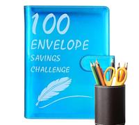 100 Envelopes Binder - Save Money from 100 Envelopes, 100 Day Savings Challenges, Couple Binders, Simple and Fun Way to Save Money