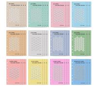 100 Envelopes Challenge Binder - 48 Economic Goal Binders, Reusable Budget Binders A6 | Budget Planner for Money Tracker for Budget Binder 6 an