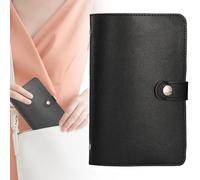 100 Envelopes Challenge Binder, Money Holders, Money Savings Challenge Set for Couples, 100 Envelope Savings Challenges Book, Secure Closure Money Saving Album for Budgeting & Collecting (D)