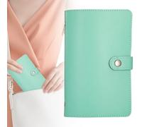 100 Envelopes Challenge Binder, Money Holders, Money Savings Challenge Set for Couples, 100 Envelope Savings Challenges Book, Secure Closure Money Saving Album for Budgeting & Collecting (E)