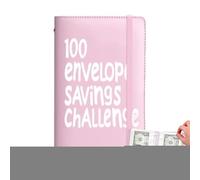 100 Envelopes For Savings Challenge,Budget Organizer - 100 Day Planner To Achieve 5000 Euro Goal For Families And Students