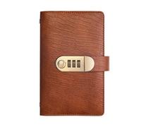 100 Envelopes Money Saving Challenge Budget Binder with Cash Envelopes, Easy to Successfully Reach Your Savings Goals(Dark Brown)