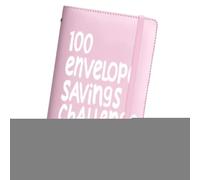 100 Envelopes Money Saving Challenge, Budget Binder with Tracker to Save $5050, Cash Organizer for 100 Days, Financial Planner for Adults, Teens, Families, Home & School Budget Tool