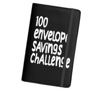 100 Envelopes Money Saving Challenge - Expense Budget Binder with Daily Tracker Inserts, 4.33x7.01x0.79 Inches Cash Organizer for Smart Spending | Effortless Personal Finance Planning Home Use