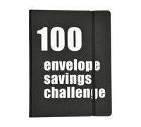 100 Envelopes Money Saving Challenge, Money Saving Book, Cash Folder Organizer for Income Tracking Budgeting Management Low Buy Urgency Fund, Fun Easy Cash Planner for All Ages