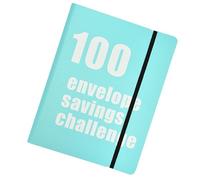 100 Envelopes Money Saving Challenge, Money Saving Book, Cash Folder Organizer for Income Tracking Budgeting Management Low Buy Urgency Fund, Fun Easy Cash Planner for All Ages