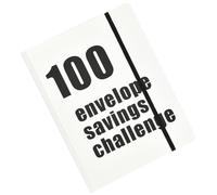 100 Envelopes Money Saving Challenge, Money Saving Book, Cash Folder Organizer for Income Tracking Budgeting Management Low Buy Urgency Fund, Fun Easy Cash Planner for All Ages