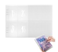 100 Envelopes Money Saving Challenge | Money Saving Envelopes for Cash Challenge | 100, Envelope Binder, Savings Challenges Budget Book Binder for Home